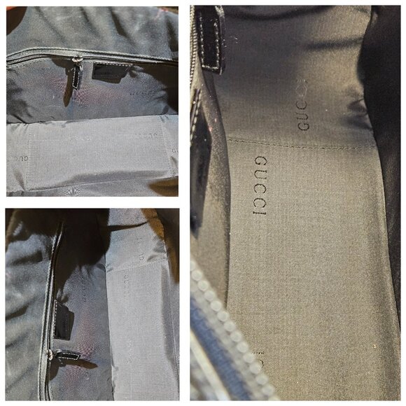 Gucci Black Patent Leather Bamboo Handle 2-Way Bag - Picture 7 of 16